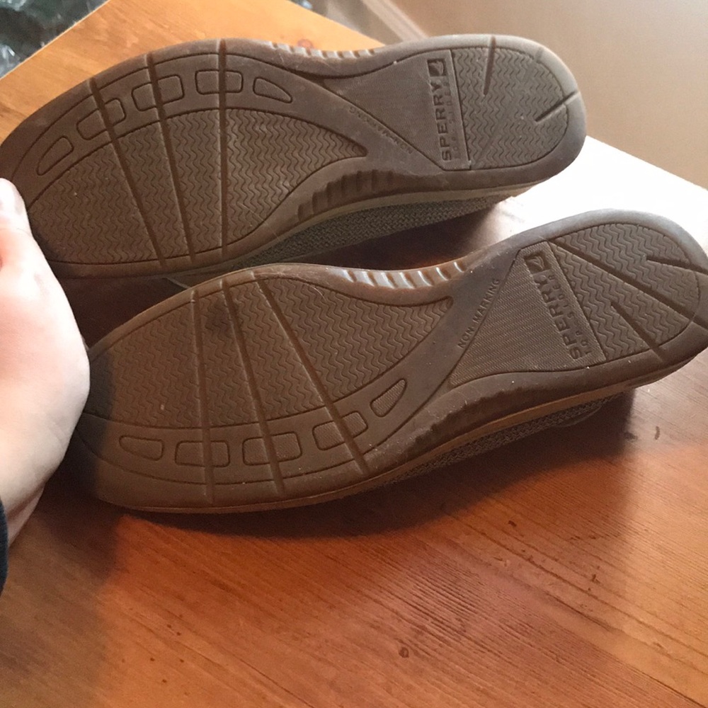 Gold sperry topsiders boat shoes loafers 8.5m - Picture 6 of 6